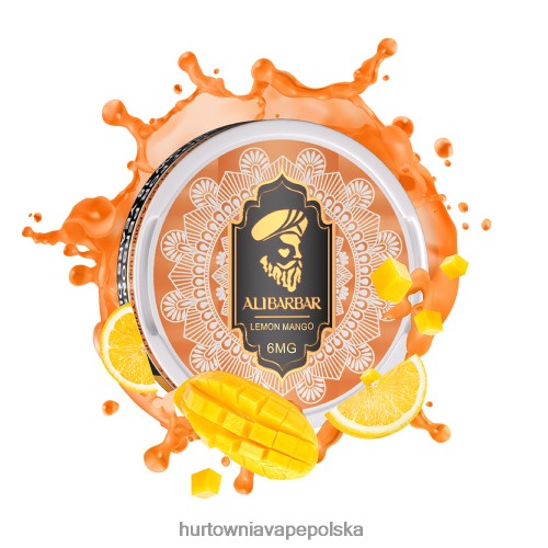 Hurtownia Vape Polska - mango cytrynowe VPNZX61 ALIBARBAR woreczek nikotynowy