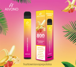 Hurtownia Vape PL - Aivono AIM PLUS 800 banan truskawkowy VB00FF192