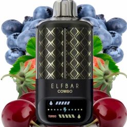 Hurtownia Vape PL - Elf Bar Combo 25000 borówka kwaśna malina i wiśnia 6J2T2