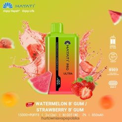 Hurtownia Vape PL - guma balonowa arbuzowa/guma balonowa truskawkowa VPNZX232 Hayati Pro Ultra