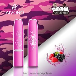 Hurtownia Vape Polska - Aivono AIM BOOM 600 mieszane jagody VB00FF361