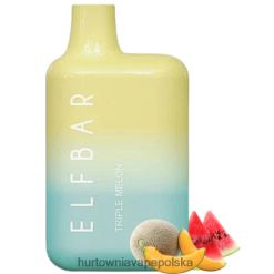 Hurtownia Vape Polska - potrójny melon VPNZX311 ELFBAR BC5000