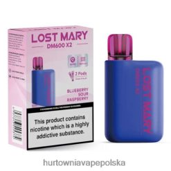 Hurtownia Vape W Polsce - jagoda kwaśna malina VPNZX469 LOST MARY DM600 X2