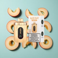 Razz Bar 50K Zaciągnięć Jednorazowy Vape Brzoskwiniowy Lód z 2% Nikotyny