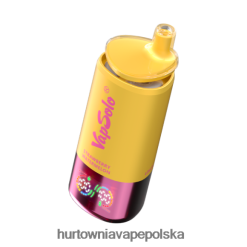 Vape Shop Białystok - VapSolo Triple 30 000 zaciągnięć F60V8X8 owoce tropikalne, arbuz truskawkowy i brzoskwinia cytrynowa