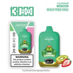 Vape Shop Kraków - Aivono AIM FREAK 13000 truskawka kiwi VB00FF246