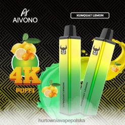 Vape Shop Kraków - Aivono AIM FREAK 4000 kumkwat cytrynowy VB00FF256