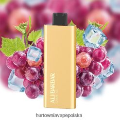 Vape Shop Kraków - Alibarbar Pandora 7000 jednorazowych waporyzatorów lód winogronowy 00000056