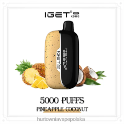 Vape Shop Kraków - IGET Moon k5000 6HRJP16 ananas, kokos
