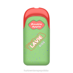 Vape Shop Kraków - LAVIE KISS 8000 zaciągnięć 8R2Z106 podwójne jabłko