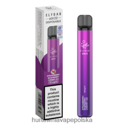 Vape Shop Kraków - lód truskawkowo-malinowo-wiśniowy VPNZX296 ELFBAR 600V2 20 mg