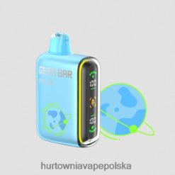 Vape Shop Kraków - niebieski razz lód VPNZX76 GEEK BAR Pulse edycja planet 7500 zaciągnięć/15000 zaciągnięć