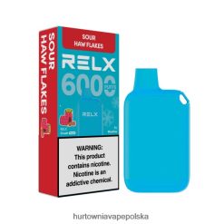 Vape Shop Kraków - RELX Crush Pocket 6000 lodowych płatki kwaśnego jastrzębia F0T60616