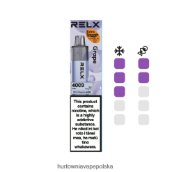 Vape Shop Kraków - RELX MagicGo 4000 jednorazowych waporyzatorów winogrono F0T6066