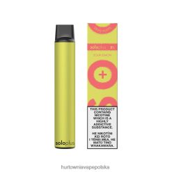 Vape Shop Kraków - Solo Plus jednorazowy waporyzator kwaśna cytryna HBPV0636