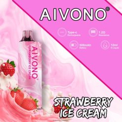 Vape Shop Lublin - Aivono AIM GUN 7000 lody truskawkowe VB00FF105