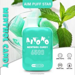 Vape Shop Lublin - Aivono AIM PUFF STAR 6500 cukierki mentolowe VB00FF295
