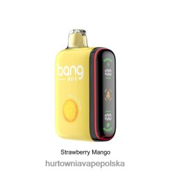 Vape Shop Lublin - Bang Box Inteligentny wyświetlacz mocy 9000-18000 zaciągnięć mango truskawkowe J66LVB35