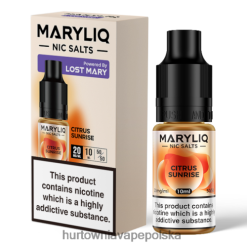 Vape Shop Lublin - cytrusowy wschód słońca VPNZX445 LOST MARY MARYLIQ sole niklowe – 10ml – 20mg