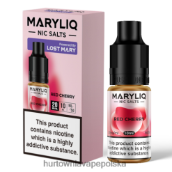Vape Shop Lublin - czerwona wiśnia VPNZX455 LOST MARY MARYLIQ sole niklowe – 10ml – 20mg