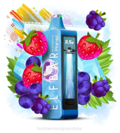 Vape Shop Lublin - Elf Bar Planet 25000 niebieski razz lód 6J2T15