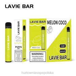 Vape Shop Lublin - LAVIE BAR 800 zaciągnięć 8R2Z315 melon kokosowy
