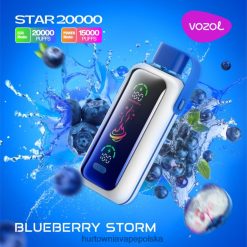 Vape Shop Lublin - VOZOL STAR 20000 ZRJDD5 burza jagodowa
