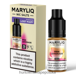 Vape Shop Warszawa - różowa lemoniada VPNZX454 LOST MARY MARYLIQ sole niklowe – 10ml – 20mg