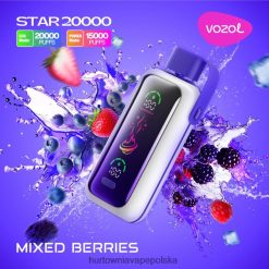 Vape Shop Warszawa - VOZOL STAR 20000 ZRJDD14 mieszane jagody