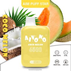 Vape Shop Wrocław - Aivono AIM PUFF STAR 6500 kokomelon VB00FF297