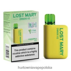 Vape Shop Wrocław - lód ananasowy VPNZX477 LOST MARY DM600 X2