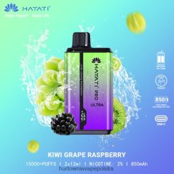 Vape Shop Wrocław - malina z kiwi VPNZX207 Hayati Pro Ultra