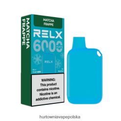Vape Shop Wrocław - RELX Crush Pocket 6000 lodowych matcha frappe F0T60617