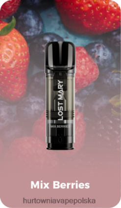 Vape Shop Wrocław - wymieszać jagody VPNZX427 LOST MARY Tappo wstępnie napełnione kapsułki zamienne