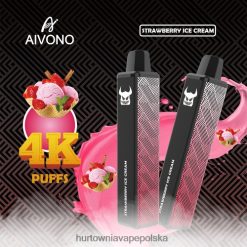 Vape Tech Poland - Aivono AIM FREAK 4000 lody truskawkowe VB00FF263