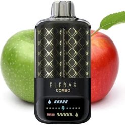 Vape Tech Poland - Elf Bar Combo 25000 zielone jabłko i podwójna szisza jabłkowa 6J2T3