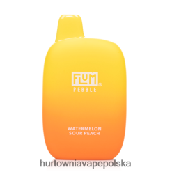 Vape Tech Poland - FLUM PEBBLES 6000 zaciągnięć arbuz kwaśna brzoskwinia PZHBD053