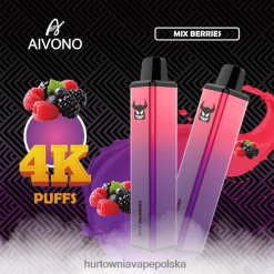 Wapować Kupic - Aivono AIM FREAK 4000 mieszane jagody VB00FF260