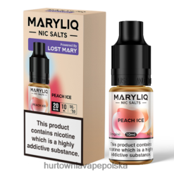 Wapować Kupic - lód brzoskwiniowy VPNZX450 LOST MARY MARYLIQ sole niklowe – 10ml – 20mg