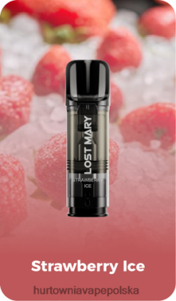 Wapować Kupic - lód truskawkowy VPNZX430 LOST MARY Tappo wstępnie napełnione kapsułki zamienne