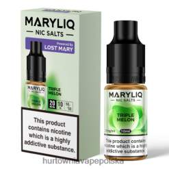 Wapować Kupic - potrójny melon VPNZX460 LOST MARY MARYLIQ sole niklowe – 10ml – 20mg